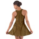 Dark Wood Panel Texture Cotton Racerback Dress View2