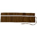 Dark Wood Panel Texture Roll Up Canvas Pencil Holder (L) View2