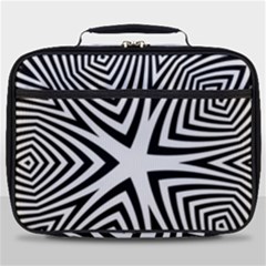 Abstract Zebra Stripes Pattern Full Print Lunch Bag by SpinnyChairDesigns