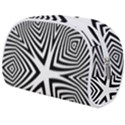 Abstract Zebra Stripes Pattern Makeup Case (Medium) View2