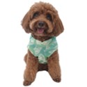 Turquoise Light Green Butterfly Pattern Dog Sweater View1