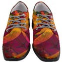 Dragonflies Abstract Colorful Pattern Women Heeled Oxford Shoes View1