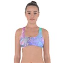 Pastel Marble Paint Swirl Pattern Got No Strings Sports Bra View1