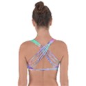 Pastel Marble Paint Swirl Pattern Got No Strings Sports Bra View2