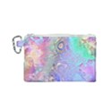 Pastel Marble Paint Swirl Pattern Canvas Cosmetic Bag (Small) View1