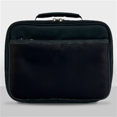 Plain Black Solid Color Lunch Bag by FlagGallery