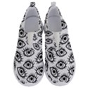 Black and White Cartoon Eyeballs No Lace Lightweight Shoes View1