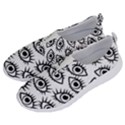 Black and White Cartoon Eyeballs No Lace Lightweight Shoes View2