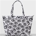 Black and White Cartoon Eyeballs Back Pocket Shoulder Bag  View1