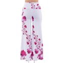 Abstract Pink Roses on White So Vintage Palazzo Pants View2