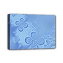 Light Blue Intricate Swirls Pattern Mini Canvas 7  x 5  (Stretched) View1