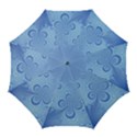 Light Blue Intricate Swirls Pattern Golf Umbrellas View1