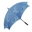 Light Blue Intricate Swirls Pattern Golf Umbrellas View2