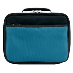 Mosaic Blue Pantone Solid Color Lunch Bag by FlagGallery