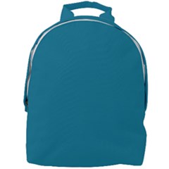 Mosaic Blue Pantone Solid Color Mini Full Print Backpack by FlagGallery