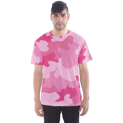 Camo Pink Men s Sport Mesh Tee by MooMoosMumma