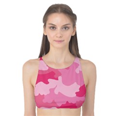 Camo Pink Tank Bikini Top by MooMoosMumma