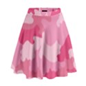 Camo Pink High Waist Skirt View1