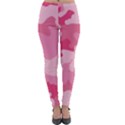 Camo Pink Lightweight Velour Leggings View1