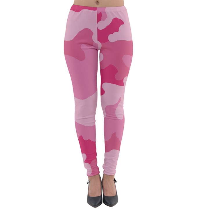 Camo Pink Lightweight Velour Leggings