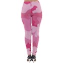 Camo Pink Lightweight Velour Leggings View2