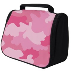 Camo Pink Full Print Travel Pouch (big) by MooMoosMumma