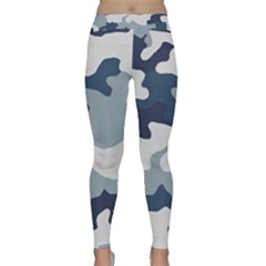 Camo Blue Classic Yoga Leggings by MooMoosMumma