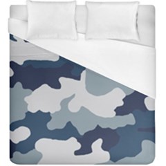 Camo Blue Duvet Cover (king Size) by MooMoosMumma