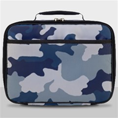 Camo Blue Full Print Lunch Bag by MooMoosMumma