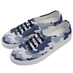 Camo Blue Women s Classic Low Top Sneakers by MooMoosMumma