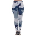 Camo Blue Lightweight Velour Leggings View2