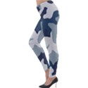 Camo Blue Lightweight Velour Leggings View3