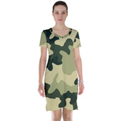 Camo Green Short Sleeve Nightdress by MooMoosMumma