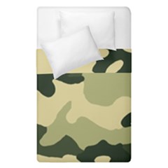 Camo Green Duvet Cover Double Side (single Size) by MooMoosMumma