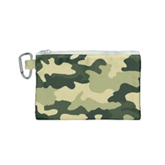 Camo Green Canvas Cosmetic Bag (small) by MooMoosMumma