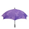 Purple Intricate Swirls Pattern Golf Umbrellas View3