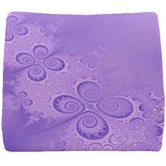 Purple Intricate Swirls Pattern Seat Cushion by SpinnyChairDesigns