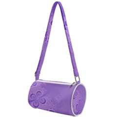 Purple Intricate Swirls Pattern Mini Cylinder Bag