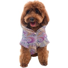 Pastel Pink Intricate Swirls Spirals  Dog Coat