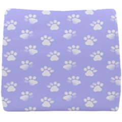 Animal Cat Dog Paw Prints Pattern Seat Cushion by SpinnyChairDesigns