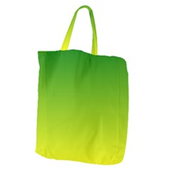 Avocado Ombre Green Yellow Gradient Giant Grocery Tote by SpinnyChairDesigns