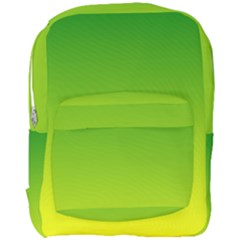 Avocado Ombre Green Yellow Gradient Full Print Backpack by SpinnyChairDesigns