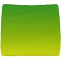 Avocado Ombre Green Yellow Gradient Seat Cushion View1