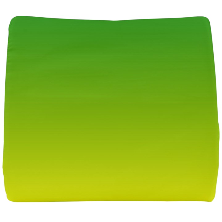 Avocado Ombre Green Yellow Gradient Seat Cushion