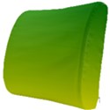 Avocado Ombre Green Yellow Gradient Seat Cushion View3