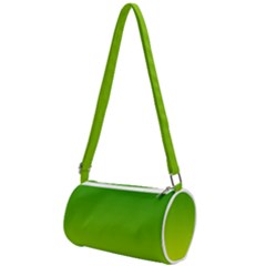 Avocado Ombre Green Yellow Gradient Mini Cylinder Bag by SpinnyChairDesigns