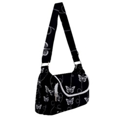 Black And White Butterfly Pattern Multipack Bag by SpinnyChairDesigns