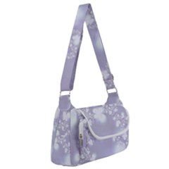 Pale Violet And White Floral Pattern Multipack Bag by SpinnyChairDesigns