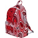 Black Red White Abstract Stripes The Plain Backpack View1