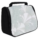 Mint Cream and White Intricate Swirl Spiral Full Print Travel Pouch (Big) View2